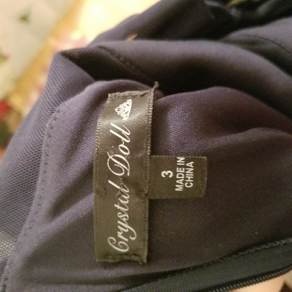 Navy blue prom dress - Picture 2 of 5